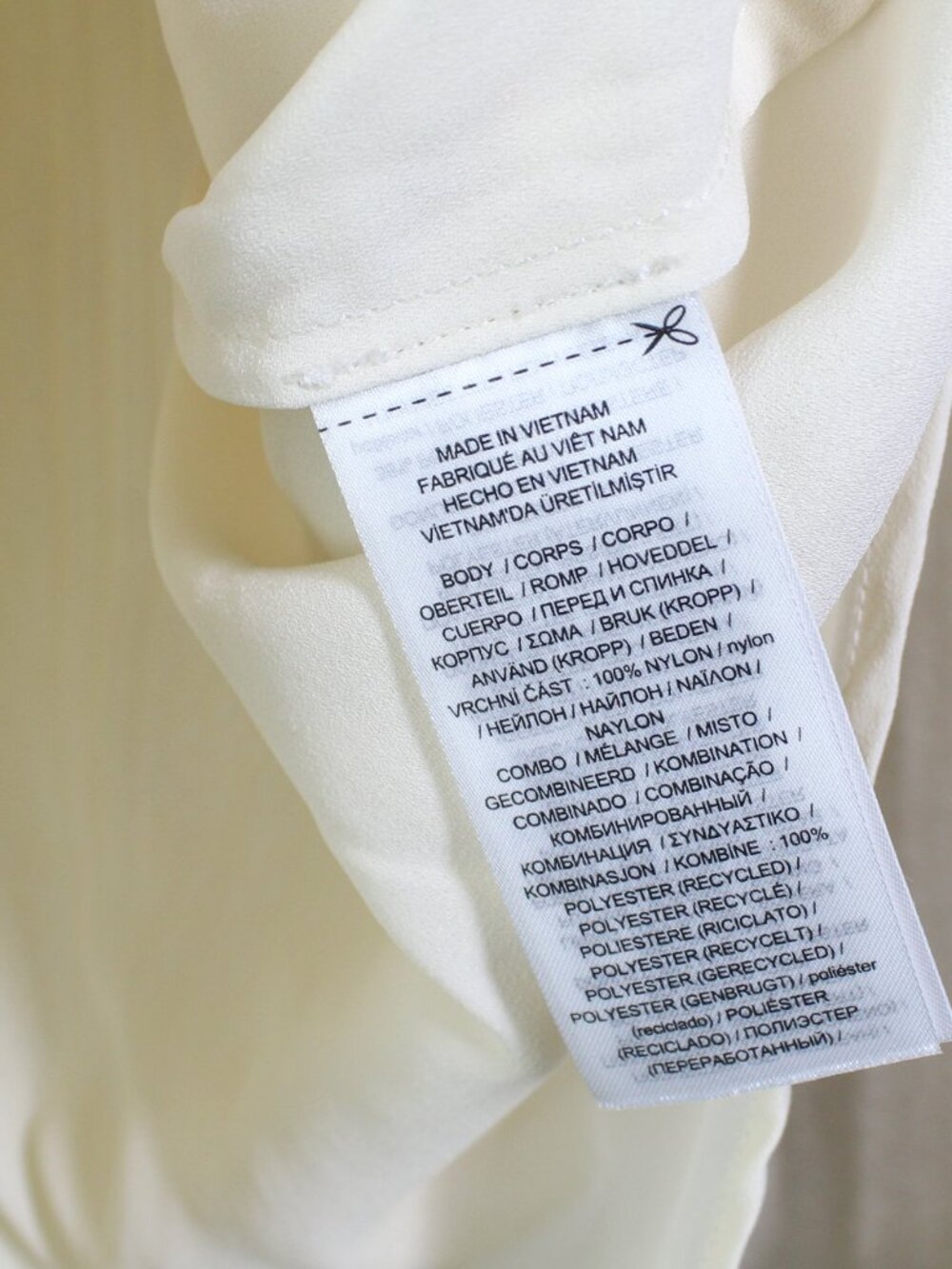 NWT Lauren Ralph Lauren Ruffle Trim Lace Shirt w Camisole, Winter Cream, US 8 - Picture 15 of 15